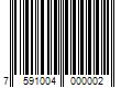 Barcode Image for UPC code 7591004000002