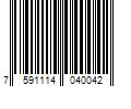 Barcode Image for UPC code 7591114040042