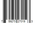 Barcode Image for UPC code 759270270193