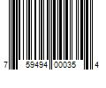 Barcode Image for UPC code 759494000354