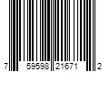 Barcode Image for UPC code 759598216712