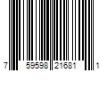 Barcode Image for UPC code 759598216811