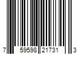 Barcode Image for UPC code 759598217313