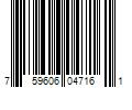 Barcode Image for UPC code 759606047161