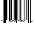 Barcode Image for UPC code 759606057504