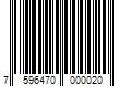 Barcode Image for UPC code 7596470000020