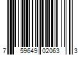 Barcode Image for UPC code 759649020633