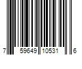 Barcode Image for UPC code 759649105316