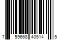 Barcode Image for UPC code 759668405145