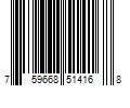 Barcode Image for UPC code 759668514168