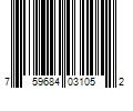 Barcode Image for UPC code 759684031052