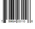 Barcode Image for UPC code 759684031106