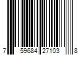 Barcode Image for UPC code 759684271038