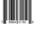 Barcode Image for UPC code 759684311505