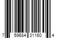 Barcode Image for UPC code 759684311604