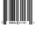 Barcode Image for UPC code 759684311611