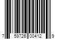 Barcode Image for UPC code 759726004129