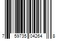 Barcode Image for UPC code 759735042648