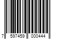 Barcode Image for UPC code 7597459000444