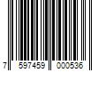 Barcode Image for UPC code 7597459000536