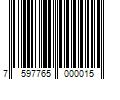 Barcode Image for UPC code 7597765000015