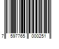 Barcode Image for UPC code 7597765000251