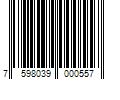 Barcode Image for UPC code 7598039000557