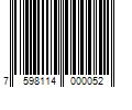 Barcode Image for UPC code 7598114000052