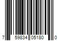 Barcode Image for UPC code 759834051800