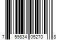 Barcode Image for UPC code 759834052708