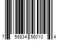 Barcode Image for UPC code 759834560104