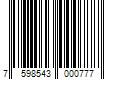 Barcode Image for UPC code 7598543000777