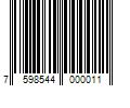 Barcode Image for UPC code 7598544000011