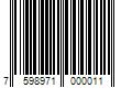 Barcode Image for UPC code 7598971000011