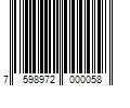 Barcode Image for UPC code 7598972000058