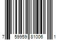 Barcode Image for UPC code 759959810061