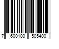 Barcode Image for UPC code 7600100505400