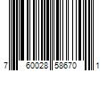 Barcode Image for UPC code 760028586701