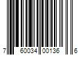 Barcode Image for UPC code 760034001366