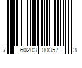 Barcode Image for UPC code 760203003573