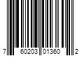 Barcode Image for UPC code 760203013602