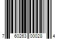 Barcode Image for UPC code 760263000284