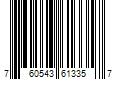 Barcode Image for UPC code 760543613357