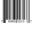 Barcode Image for UPC code 760593023137