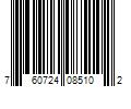 Barcode Image for UPC code 760724085102