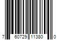 Barcode Image for UPC code 760729113800