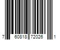 Barcode Image for UPC code 760818720261