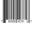 Barcode Image for UPC code 760925427817