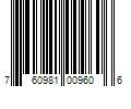 Barcode Image for UPC code 760981009606