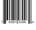 Barcode Image for UPC code 760981030969